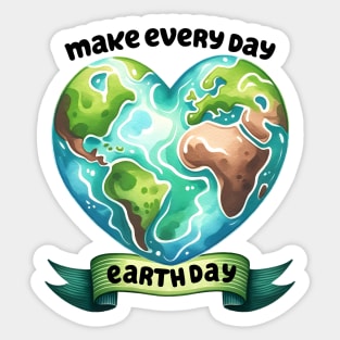 Make Every day is Earth Day Sticker